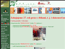 Tablet Screenshot of aff.sk