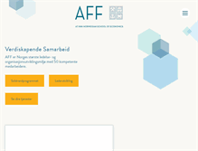 Tablet Screenshot of aff.no